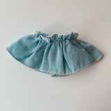 8" Doll Skirt in light blue