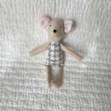 8" Sand Math Mouse in Blue
