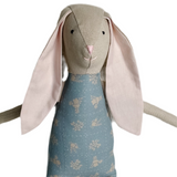 18" Sand Mrs. Rabbit in Blue