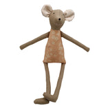 18" Clay Plumeria Mouse in Peach