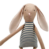 18" Rosewood Kale Stripe Rabbit in Blue