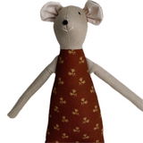 18" Tan Snow in Summer Mouse in Brown