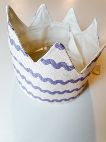 Creative Play Crown in Purple RicRac