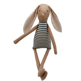 18" Rosewood Kale Stripe Rabbit in Blue