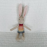 8" Sand Rainbow Bunny