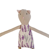 18" Sand Lavender Cat