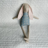 18" Sand Mrs. Rabbit in Blue