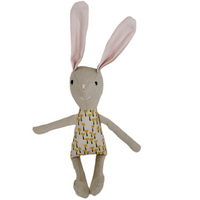 8" Sand yellow tulip Bunny