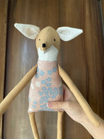 18" Honey Forget-Me-Not Fox in pink