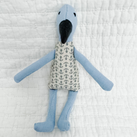 8" Blue Salty Bird