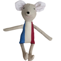 8" Sand French Flag Mouse