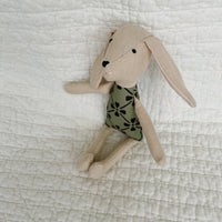 8" Sand Lucky Dog in Mint Green