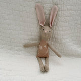 8" Tan Chrysanthemum Bunny in Neutral