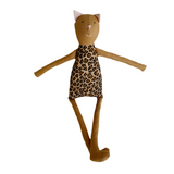 18" Honey Leopard Cat in Leopard Print
