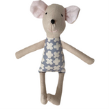 8" Sand Math Mouse in Blue