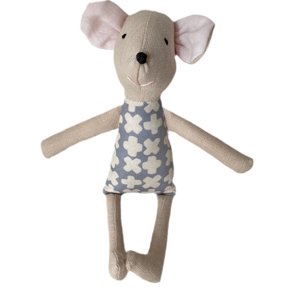 8" Sand Math Mouse in Blue