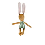 8" Honey Tiny Gingham Bunny in Green