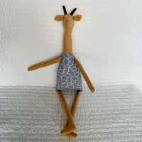 22” Honey Northern Giraffe in Light Blue