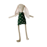 18" Sand Mrs. Rabbit in Green