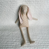 18" Sand Carnation Rabbit in Neutral
