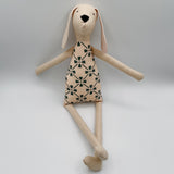 18" Sand Lucky Dog in Cream