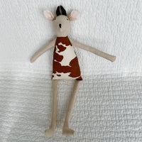 18" Sand Cow in Brown