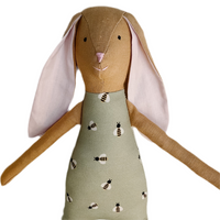 18" Honey Bee Rabbit in mint