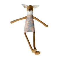18" Honey Forget-Me-Not Fox in pink