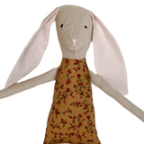 18" Tan Rose Patch Rabbit in Toast
