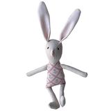 8" Sand Rose Trellis Bunny