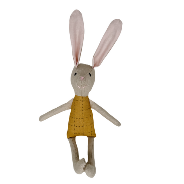 8" Sand Mr. Rabbit in Mustard