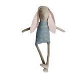 18" Sand Mrs. Rabbit in Blue