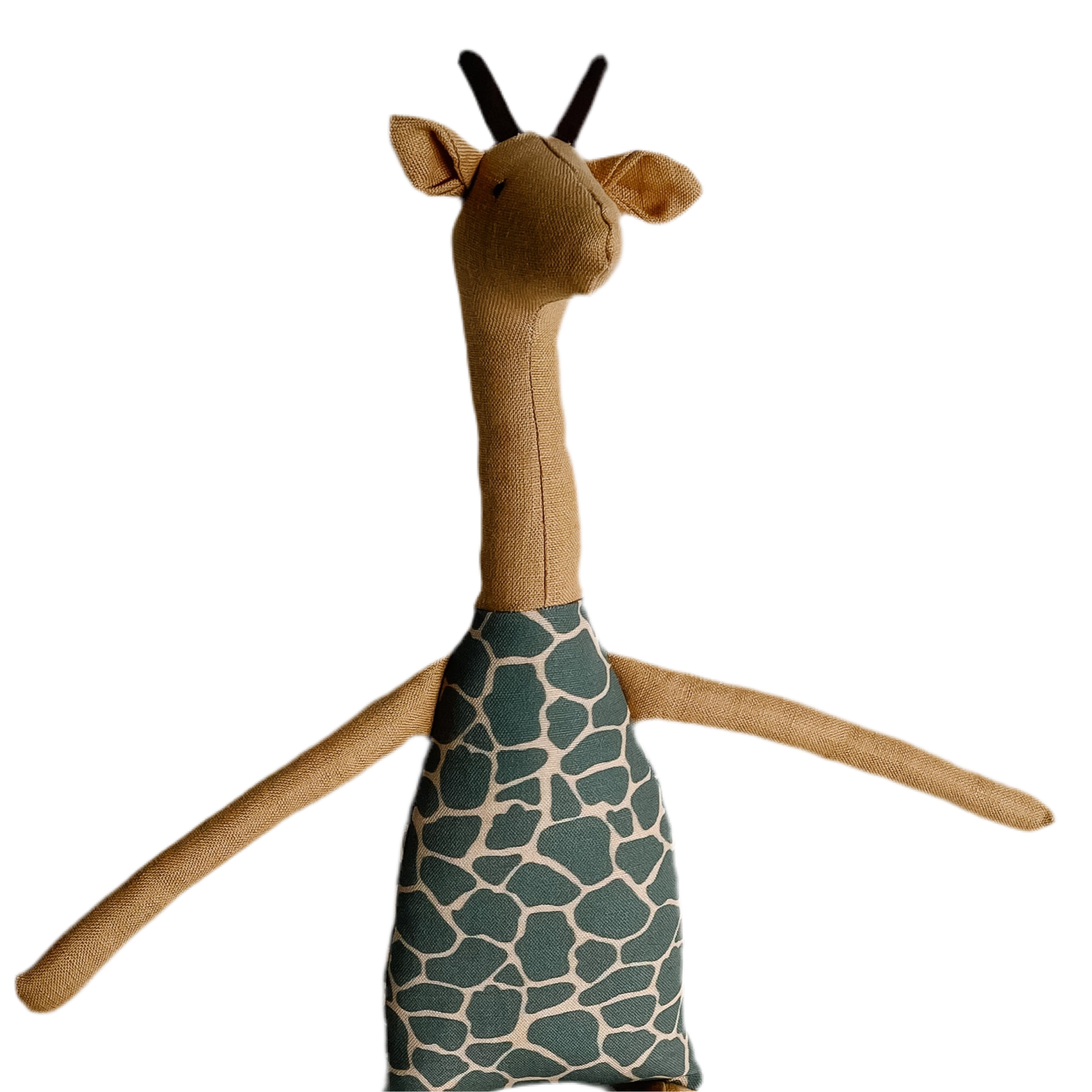 22” Honey Northern Giraffe in Green – Basil Village