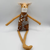 18" Honey Forget-Me-Not Fox in nutmeg