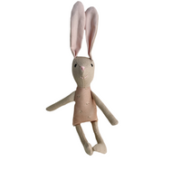 8" Sand Tiny Daisy Bunny in Pale Pink