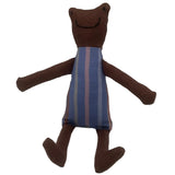 8" Brown Bufo Toad in Blue