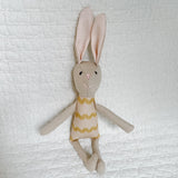 8" Sand RicRac Bunny in Yellow