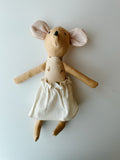 8" Doll Skirt in cream