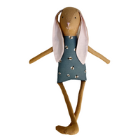 18" Honey Bee Rabbit in blue