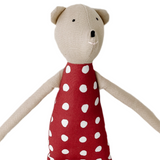 18" Tan Barnacle Bear in Berry