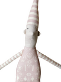 22” Sand Gingerbread Elf in Chalk Pink