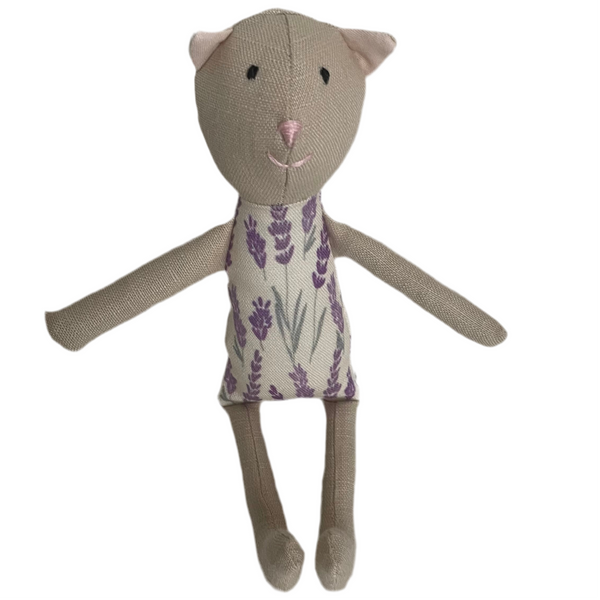 8" Sand Lavender Cat