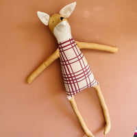 18" Honey Fence Fox in Red