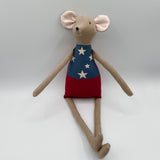 18" Clay Samoan Flag Mouse