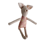 8" Pale Pink Pig in Pink Daisy