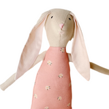 18" Sand Tiny Daisy Rabbit in Pink