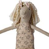 18" Tan Spurge Horse in Tan