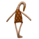 18" Sand Runner Duck in Ochre Daisy