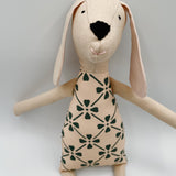18" Sand Lucky Dog in Cream
