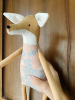 18" Honey Forget-Me-Not Fox in pink